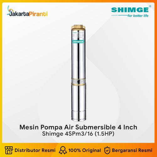 [EZM.5100628] Mesin Pompa Air Submersible Satelit 4 Inch 1.5HP Shimge 4SPm3/16