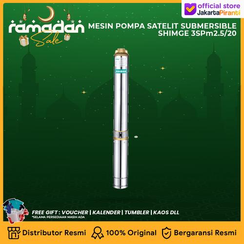 [EZM.5100636] Mesin Pompa Air Submersible Satelit 3 Inch Shimge 3SPm2.5/20