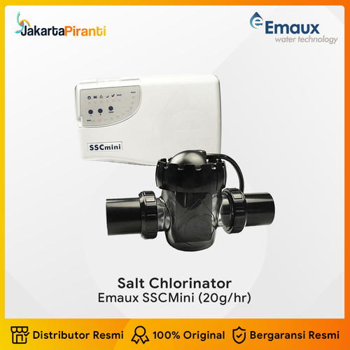 [EZM.5100707] Salt Chlorinator Kolam Renang Emaux SSCMini 20G/H Kolam 90 Kubik