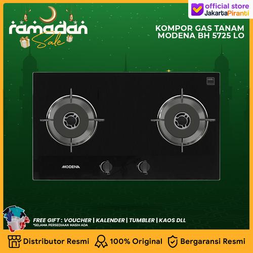 [EZM.5100717] Built-in Gas Hob Kompor Gas Tanam 2 Tungku Modena BH 5725 LO