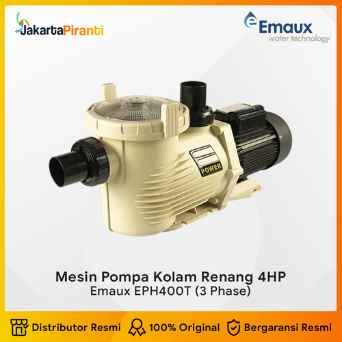 [EZM.5100725] Mesin Pompa Air Kolam Renang 4 HP Emaux EPH400T / EPH 400 T 3 PHASE
