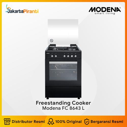 [EZM.5100771] Kompor Gas Oven Freestanding Cooker Modena FC 8643 L Free Standing