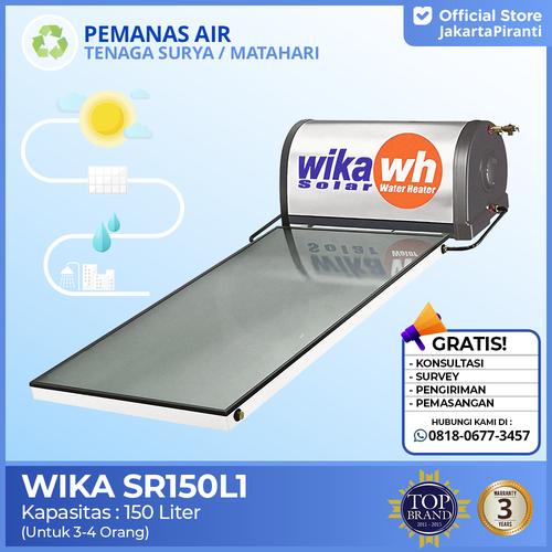 [EZM.5100786] Pemanas Air Tenaga Matahari Solar Water Heater WIKA 150 Liter SR150L1