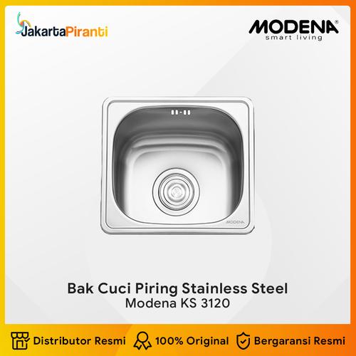 [EZM.5100800] Kitchen Sink Stainless Modena KS 3120 Tempat Cuci Piring