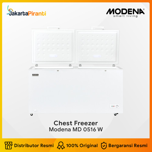 [EZM.5100821] Chest Freezer Modena MD 0516 W - Freezer Box 510 liter 2 Pintu