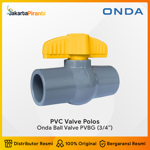 [EZM.5100839] Stop Kran Ball Valve Ballvalve ONDA PVBG 3/4" - PVC 3/4 Inch
