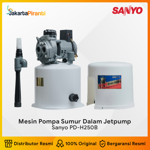 [EZM.5100863] Mesin Pompa Air Sumur Dalam Jetpump 250 Watt Sanyo PDH 250 B - PROMO