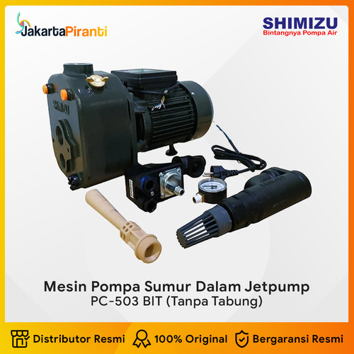 [EZM.5100870] Pompa Sumur Dalam Jetpump 500 Watt Shimizu PC-503 BIT Tanpa Tangki