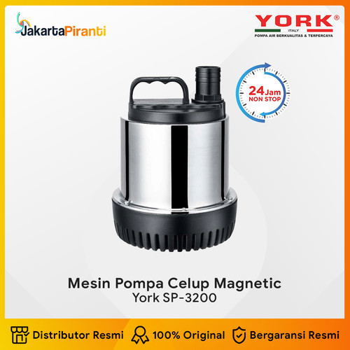 [EZM.5100883] Mesin Pompa Celup Kolam York Italy SP-3200 Magnetic Pump