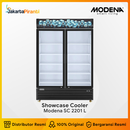 [EZM.5100887] Showcase Display Cooler Modena SC 2201 L Kulkas Kaca Transparan