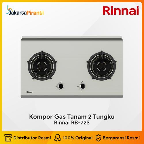 [EZM.5100943] Built-in Gas Hob Kompor Gas Tanam 2 Tungku Rinnai RB-72S