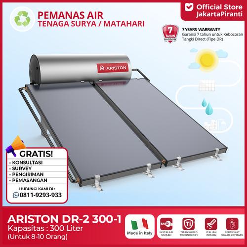 [EZM.5100954] Pemanas Air Solar Water Heater Ariston Kairos Thermo Direct 300 Liter