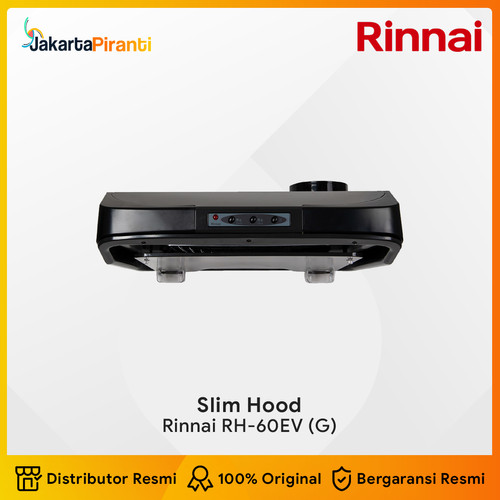 [EZM.5100993] COOKER HOOD RINNAI RH-60EV (G) VENTILATION SYSTEM SLIM HOOD