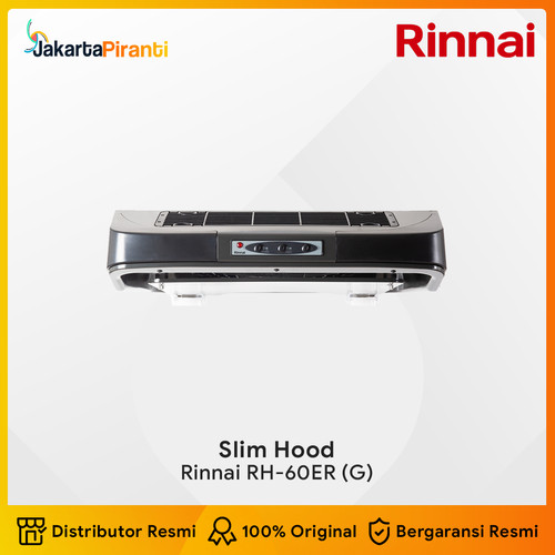 [EZM.5100994] COOKER HOOD RINNAI RH-60ER (G) RECYCLE SYSTEM SLIM HOOD