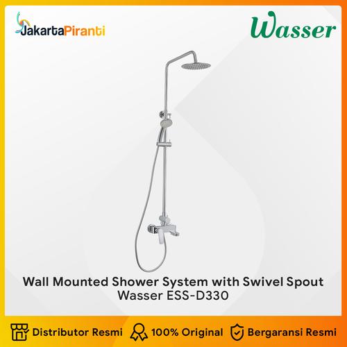 [EZM.5101075] Wall Mounted Shower Column Set With Swivel Spout Wasser ESS-D330