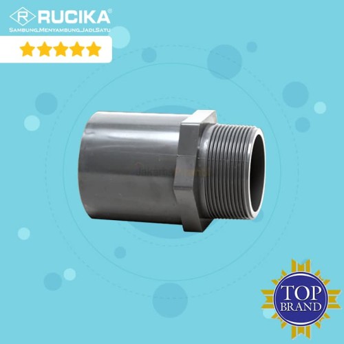 [EZM.5101113] Valve Socket AW Rucika Sock Drat Luar 1 Inch - SDL