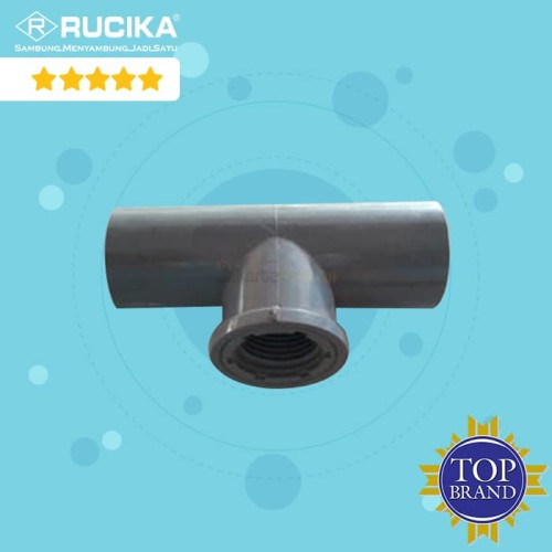 [EZM.5101122] Faucet Tee AW Rucika Tee Drat Dalam 1/2 Inch - TDD