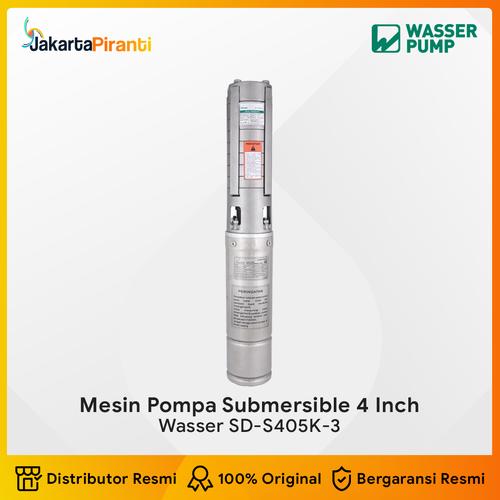 [EZM.5101208] Mesin Pompa Submersible Satelit Sibel Wasser SD-S405K-3 Kabel 33 meter