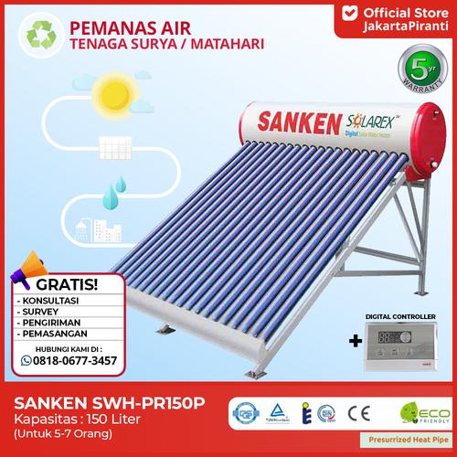 [EZM.5101373] Pemanas Air Tenaga Surya / Matahari 150 Liter Sanken SWH PR 150 L