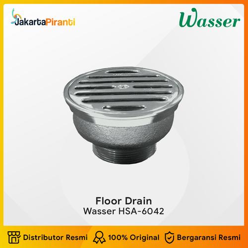 [EZM.5101390] Floor Drain Wasser HSA-6042 (Saringan Pembuangan Air Kamar Mandi)