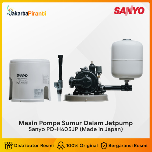 [EZM.5101398] Mesin Pompa Jetpump Sanyo PDH 605 JP (Pompa Sumur Dalam)