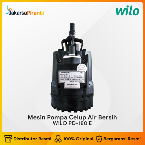 [EZM.5101407] Mesin Pompa Celup Air Bersih Kuras Sirkulasi Kolam Taman Wilo PD 180 E