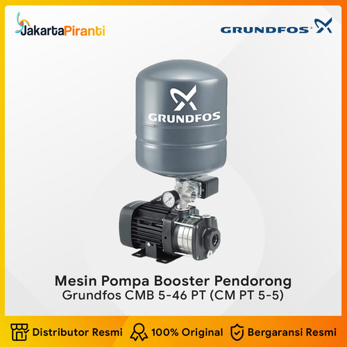 [EZM.5101536] Grundfos Mesin Pompa Dorong Booster Multistage CM PT 5-5 (CMB 5-46 PT)