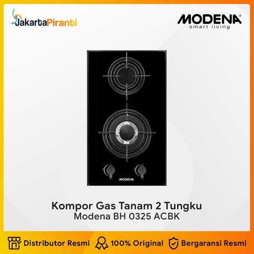 [EZM.5101573] Kompor Gas Tanam Built-in Gas Hob 2 Tungku Modena BH 0325 ACBK