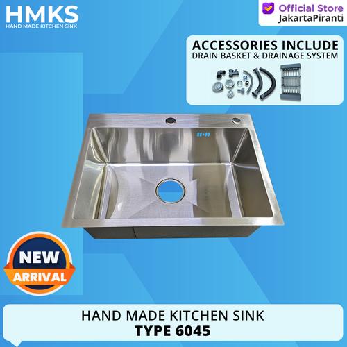 [EZM.5101585] Kitchen Sink Kotak Minimalis 60 cm /Bak Cuci Piring Model Bolzano 6045