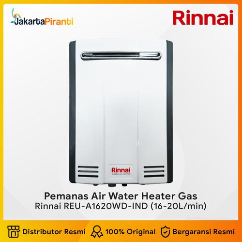 [EZM.5101586] Pemanas Air Water Heater Gas Rinnai REU-A1620WD-IND Water Heater