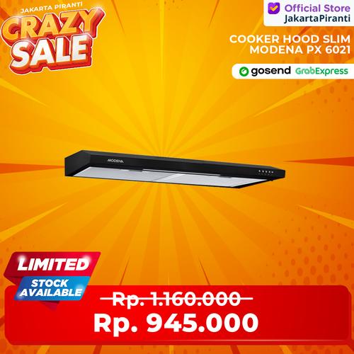 [EZM.5101592] Tudung Hisap Asap Cooker Hood Modena PX 6021 Slim Hood 60 cm - Hitam