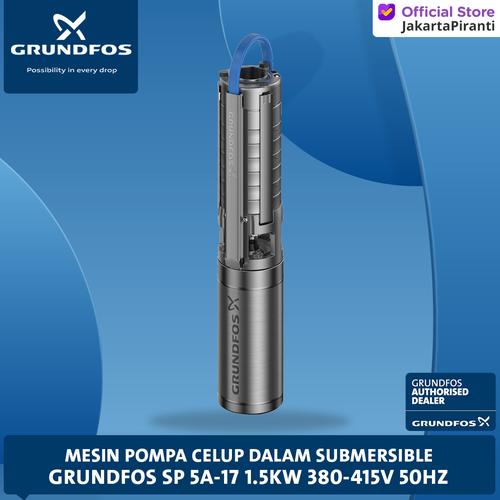 [EZM.5101613] Mesin Pompa Celup Dalam Submersible Pump Grundfos SP 5A-17 1.5kW