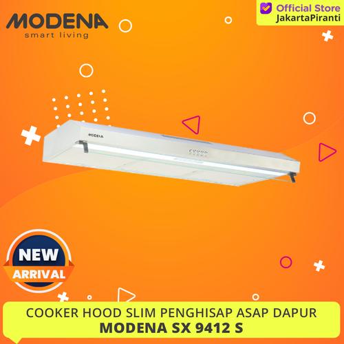 [EZM.5101618] Penghisap Asap Dapur Cooker Slim Hood 90 cm Modena SX 9412 S