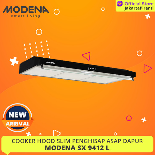 [EZM.5101619] Penghisap Asap Dapur Cooker Slim Hood 90 cm Modena SX 9412 L