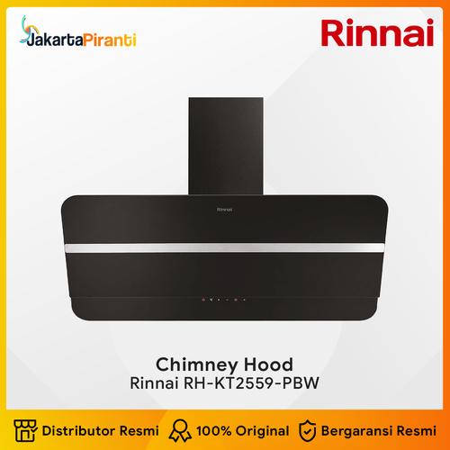 [EZM.5101699] Penghisap Asap Dapur Cooker Hood Chimney Rinnai RH-KT2559-PBW