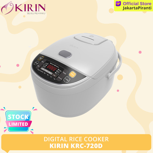 [EZM.5101718] Penanak Nasi Magic Com Digital Rice Cooker Kirin KRC-720 D 2 Liter