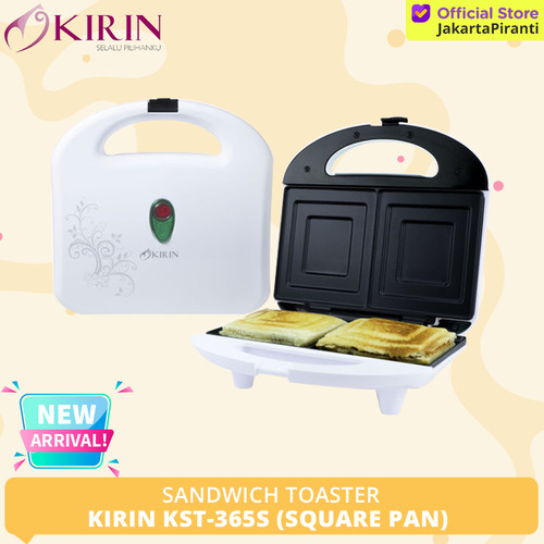 [EZM.5101733] Pemanggang Roti Sandwich Toaster Maker KIRIN KST-365S (Square Pan)