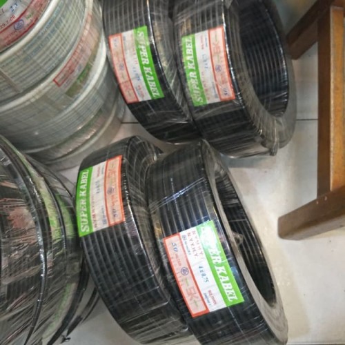 [EZM.5101761] Kabel NYYHY / NYMHY Serabut Super Kabel 3x1.5mm Warna Hitam 50m