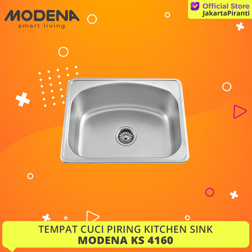 [EZM.5101780] Kitchen Sink Stainless Modena KS 4160 Tempat Cuci Piring
