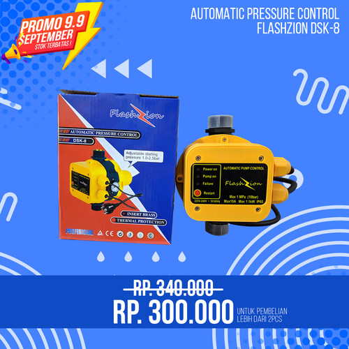 [EZM.5101790] PROMO Automatic Pressure Control Flashzion DSK-8 Original
