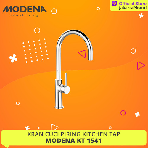 [EZM.5101805] Kran Sink Mixer Modena KT 1541 Keran Air Cuci Piring Stainless Chrome