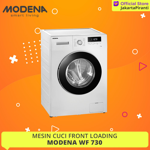 [EZM.5101828] Mesin Cuci Pakaian Front Loading Modena WF 730 - KHUSUS JABODETABEK