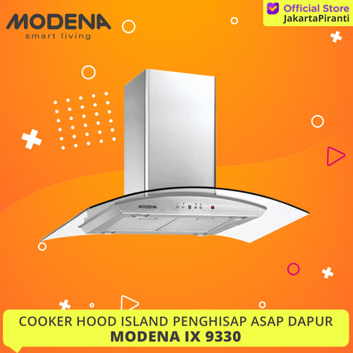 [EZM.5101835] Cooker Hood Modena IX 9330 Island Modena 90 cm - KHUSUS JABODETABEK