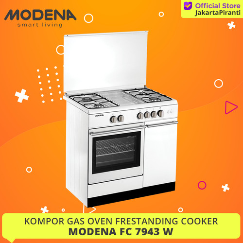 [EZM.5101836] Kompor Freestanding Modena FC 7943 W Kompor Oven - KHUSUS JABODETABEK