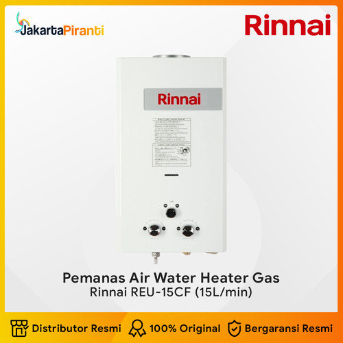 [EZM.5101855] Water Heater Gas Rinnai REU-15CF Pemanas Air Gas Murah Bergaransi