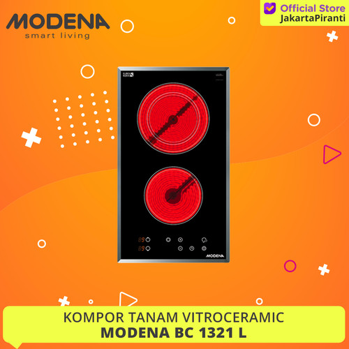 [EZM.5101859] Kompor Tanam Listrik Vitroceramic Hob Modena BC 1321 L