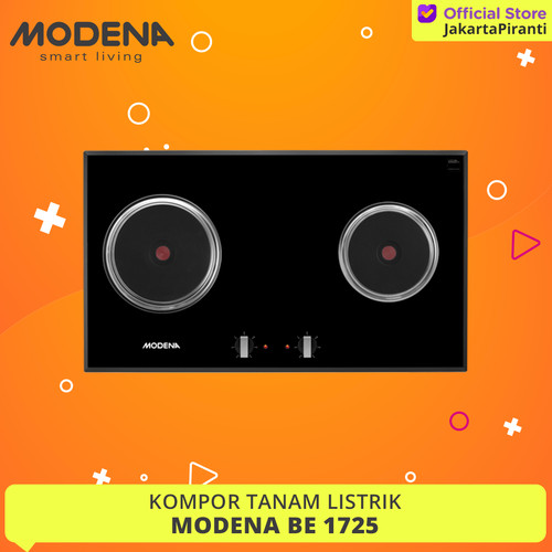 [EZM.5101893] Kompor Tanam Listrik Built-in Electric Hob Modena BE 1725 - PROMO
