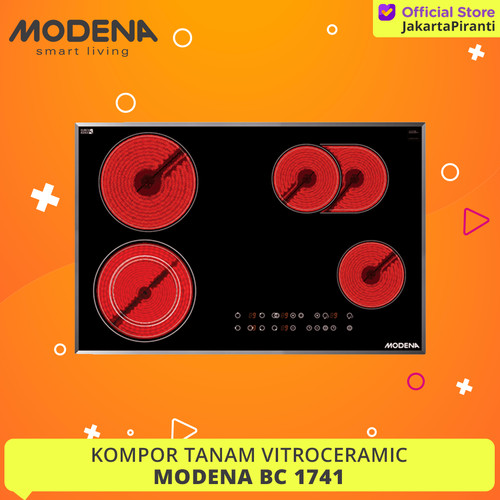 [EZM.5101902] Kompor Tanam Listrik Vitroceramic Hob Modena BC 1741 - PROMO