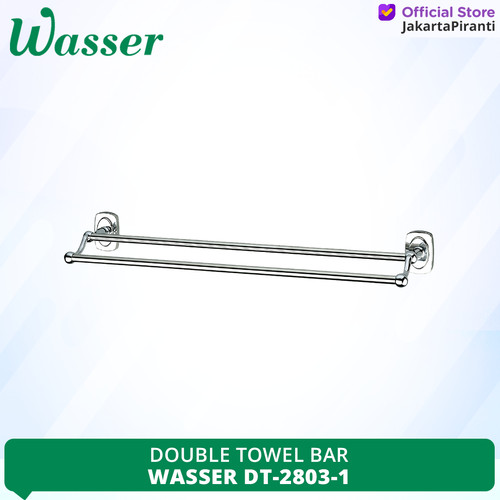 [EZM.5101934] Gantungan Handuk Dinding Toilet Double Towel Bar Wasser DT 2803-1