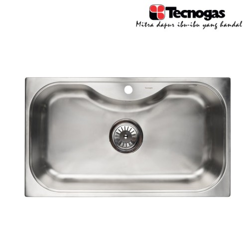 [EZM.5102032] Tempat Cuci Piring Tecnogas TS871V - Top Mount Kitchen Sink - JADETA